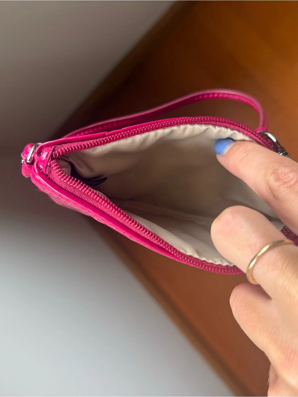 Vintage NWOT Coach Poppy Collection Fuchsia Wallet